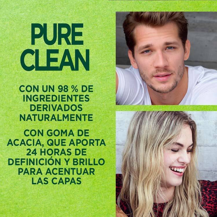 Acciónes de Garnier Pure Clean Finishing Hair Paste